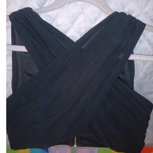 ANGL Black Crop Top